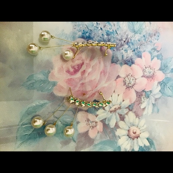 Woman fashion earrings light luxury tassels pearl And gold earrings for women - Picture 5 of 9